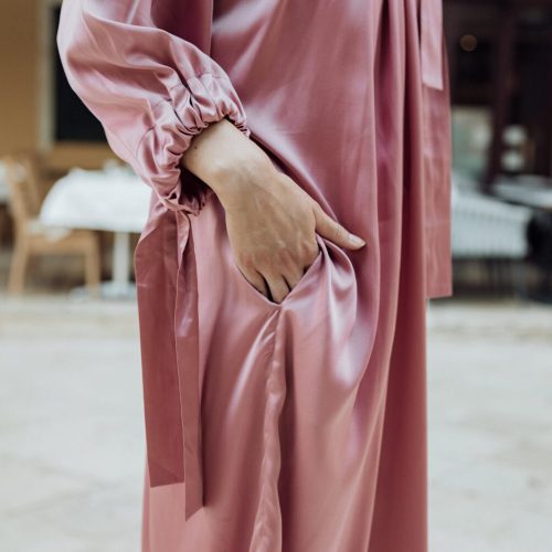 LEMANJÀ - Goddess Dresses | rose tone with pockets